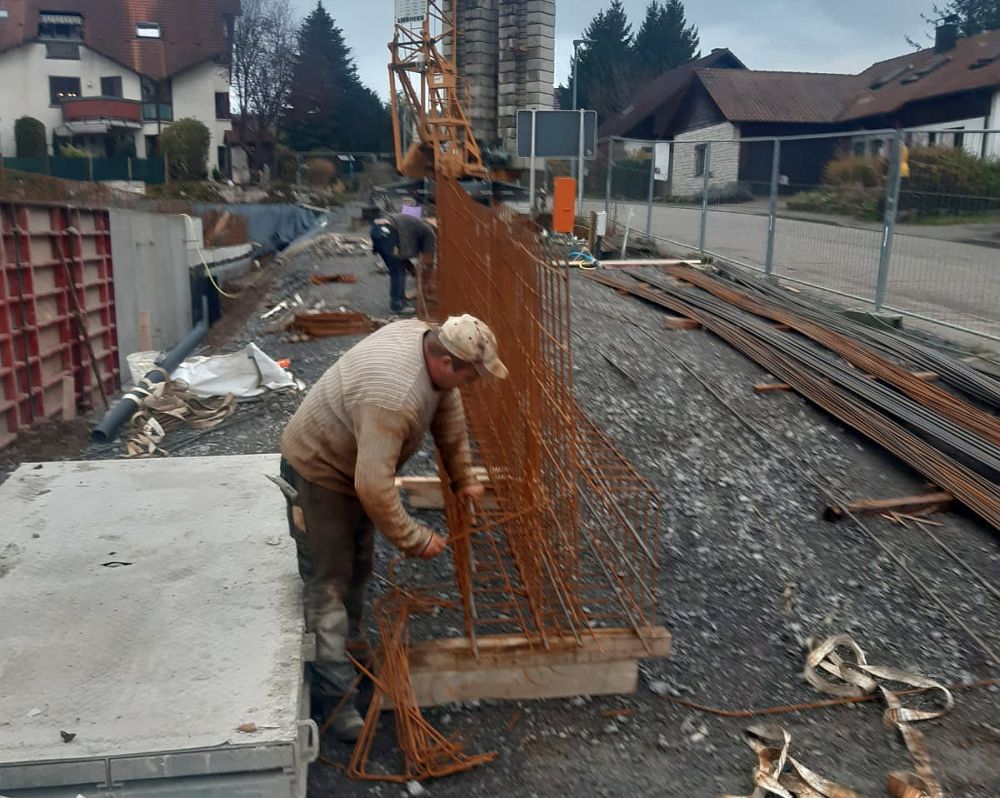 Bewehrung-Waende-erstellen Rohbau Bewehrung Wände