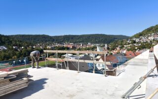 Rohbau für ein Mehrfamilienhaus in Künzelsau