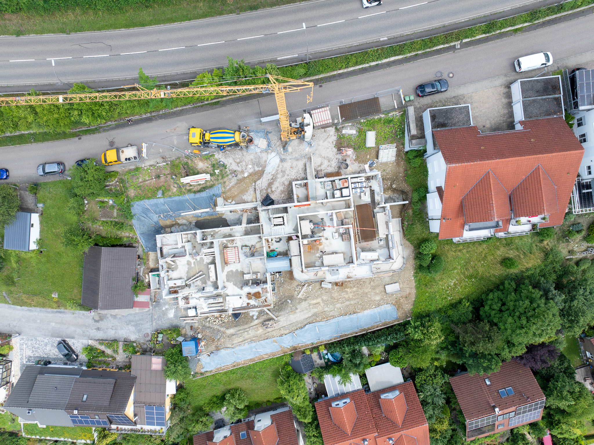 Rohbau Mehrfamilienhaus Künzelsau
