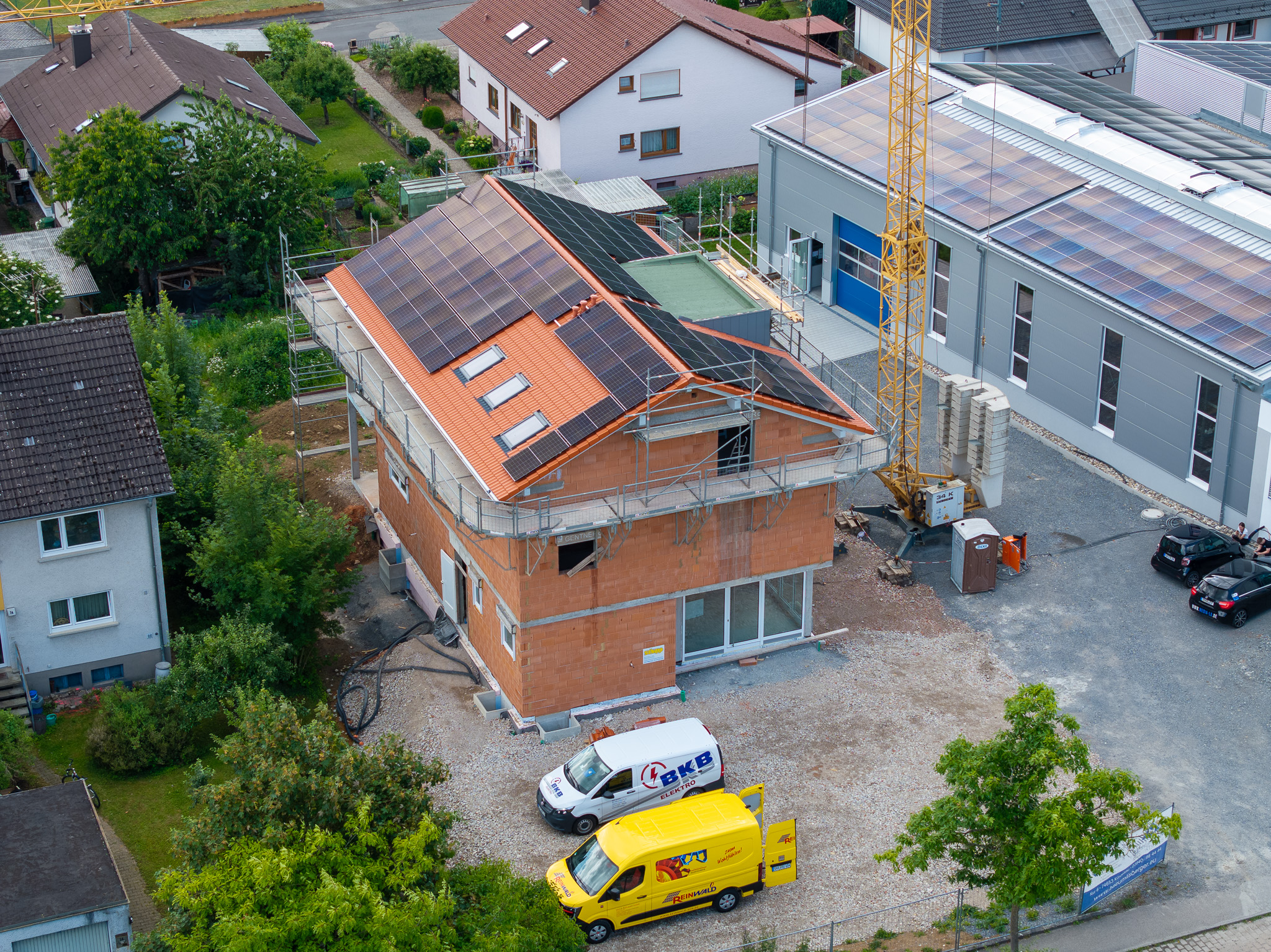 Bauarbeiten Wohn- und Geschäftshaus in Dörzbach